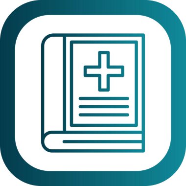 Kitap simgesi, vektör illüstrasyonu,