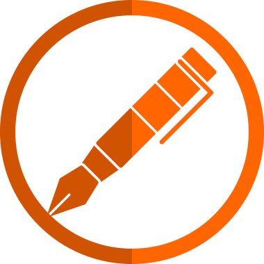 Mürekkep. Web simgesi basit illüstrasyon