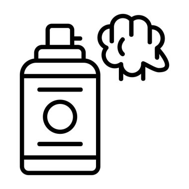 Sabun ikonlu şişe. Web için şişe vektör simgelerinin özet çizimi