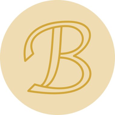 Moda tarzında izole edilmiş altın sikke simgesi