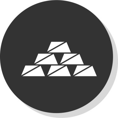 Düz yuvarlak vektör simgesini geri dönüştür