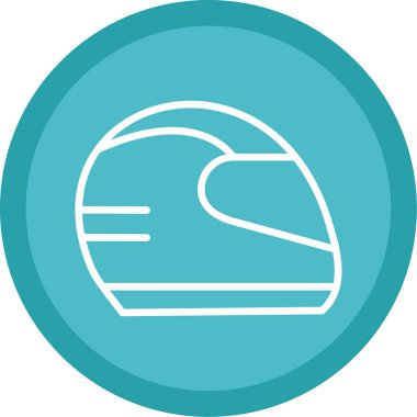 Kask simge yarış, illüstrasyon vektör 