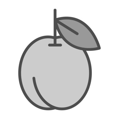 elma simgesinin vektör illüstrasyonu