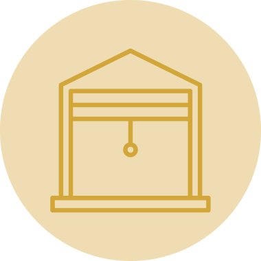 garaj simgesi vektör illüstrasyonu