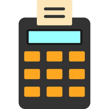 atm düz vektör simgesi