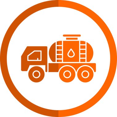 yakıt tankı simgesi, vektör illüstrasyonu