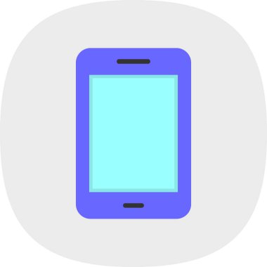 akıllı telefon simgesi, vektör illüstrasyonu basit tasarım