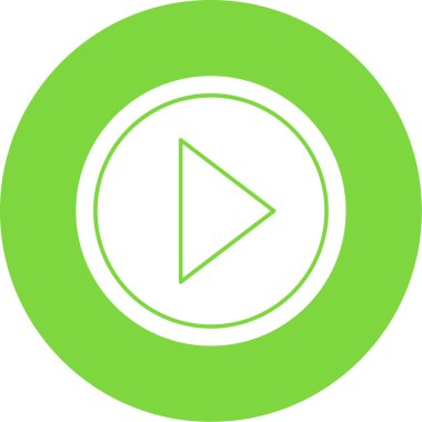 Düz oyun. Web simgesi basit illüstrasyon