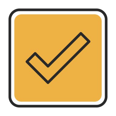 işaretleme vektör simgesini kontrol et