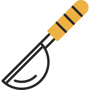 Ladle Web simgesi, vektör illüstrasyonu