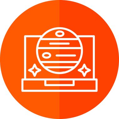 dizüstü bilgisayar simgesi, vektör illüstrasyonu basit tasarım