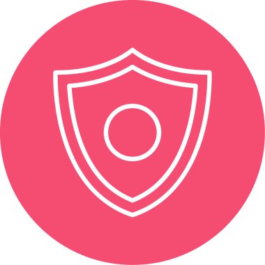 kalkan simgesi web basit illüstrasyon