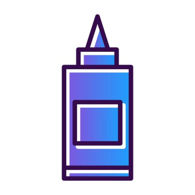 Yapıştırıcı ağ simgesi, vektör illüstrasyonu 