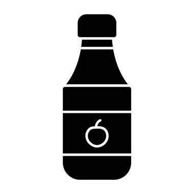 şişe simgesi vektör illüstrasyonu