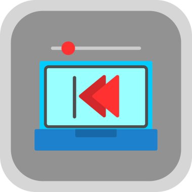 Geri dön, oku geri götür, sol vektör simgesi. Geriye, önceki düğme 