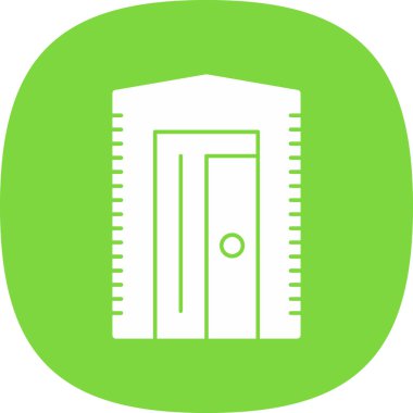 kapı simgesi vektör illüstrasyonu