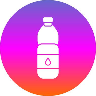 su şişesi ikonu vektör çizimi tasarımı 
