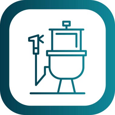 Modern simgenin vektör illüstrasyonu