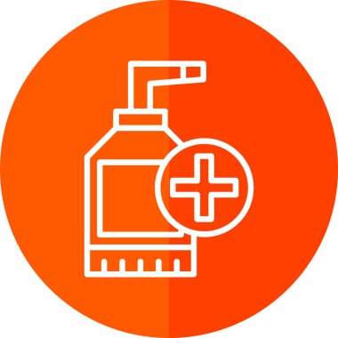 sanitizer bottle vector icon