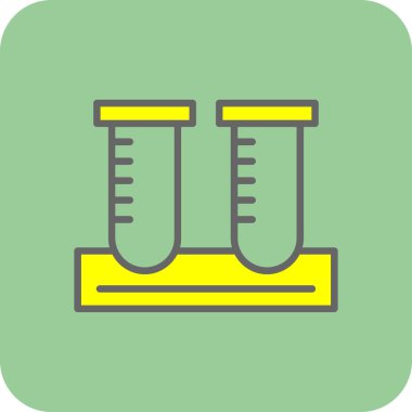test tubes vector icon design