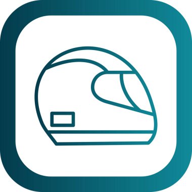 Kask simge yarış, illüstrasyon vektör 