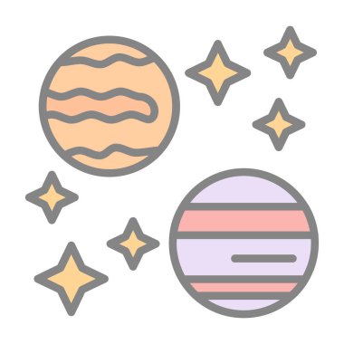 Gökyüzündeki gezegenler ve yıldızlar