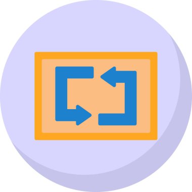 Web simgesi, vektör illüstrasyonunu tekrarla