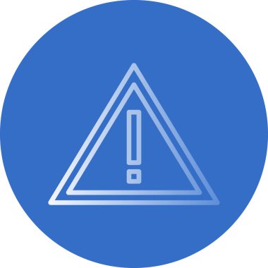 uyarı simgesi vektör illüstrasyonu