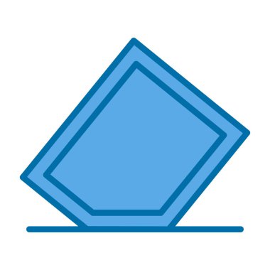 Dondurma ikonu. vektör illüstrasyonu