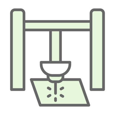 Lazer ağ simgesi vektör illüstrasyonu