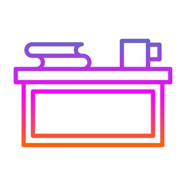 yazıcı vektör simgesi, basit tasarım illüstrasyonu