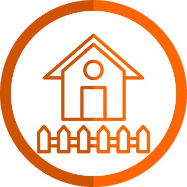 Modern yapı simgesinin vektör illüstrasyonu