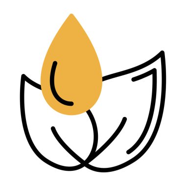 çiçek vektör simgesi, basit vektör illüstrasyonu