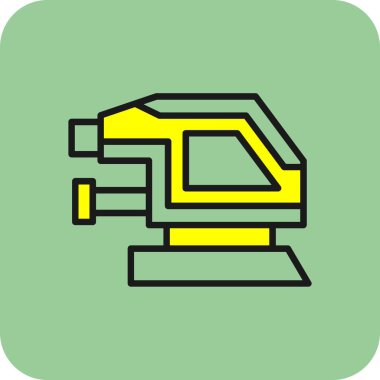 vektör makine simgesi, vektör illüstrasyonu