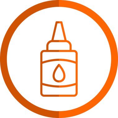 Yapıştırıcı ağ simgesi, vektör illüstrasyonu 