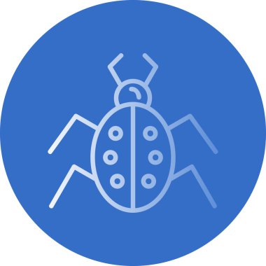 Böcek. Web simgesi basit illüstrasyon