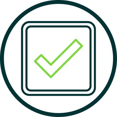 Moda biçimi izole edilmiş arkaplanda işaret simgesini işaretle