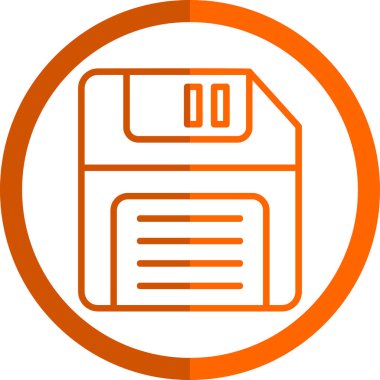 Gaz b simgesinin vektör çizimi