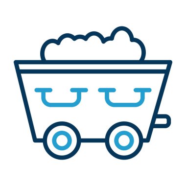 Tramvay Simgesi vektör çizimi