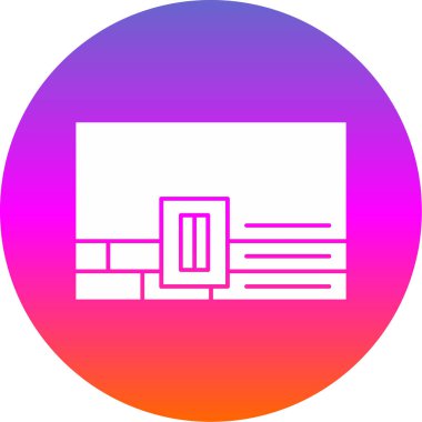 Yapı simgesinin vektör illüstrasyonu