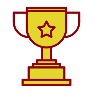 kupa vektör illüstrasyonu, simge ögesi arkaplanı                       