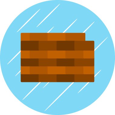 inşaat evi simgesi düz stil