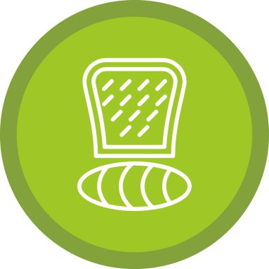 Gıda simgesinin vektör illüstrasyonu