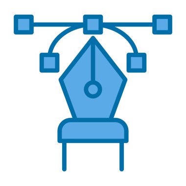 Modern b 'nin vektör illüstrasyonu eksik simgesi