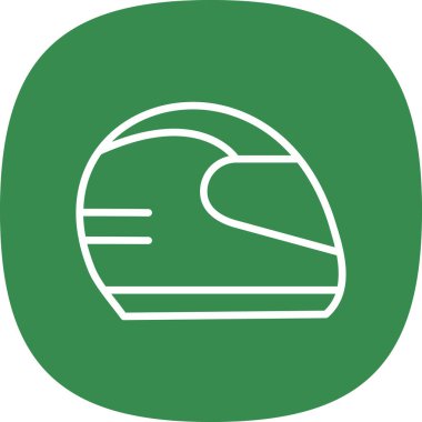 Kask simge yarış, illüstrasyon vektör 