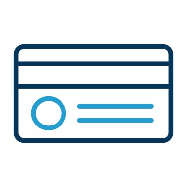 Kredi kartı vektör illüstrasyonu 