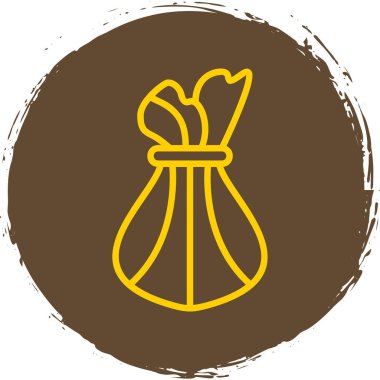 kahve çekirdeği ikonu vektör illüstrasyonu