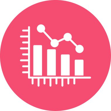 iş grafiği simgesi, vektör illüstrasyonu basit tasarım