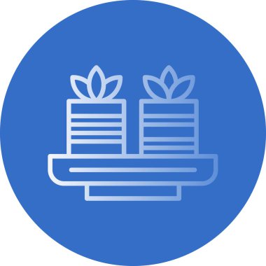 Bitki simgesinin vektör illüstrasyonu