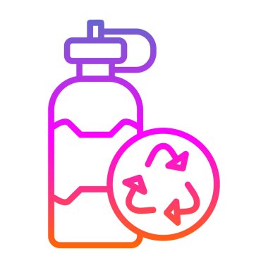 Temizlik. Web simgesi basit illüstrasyon